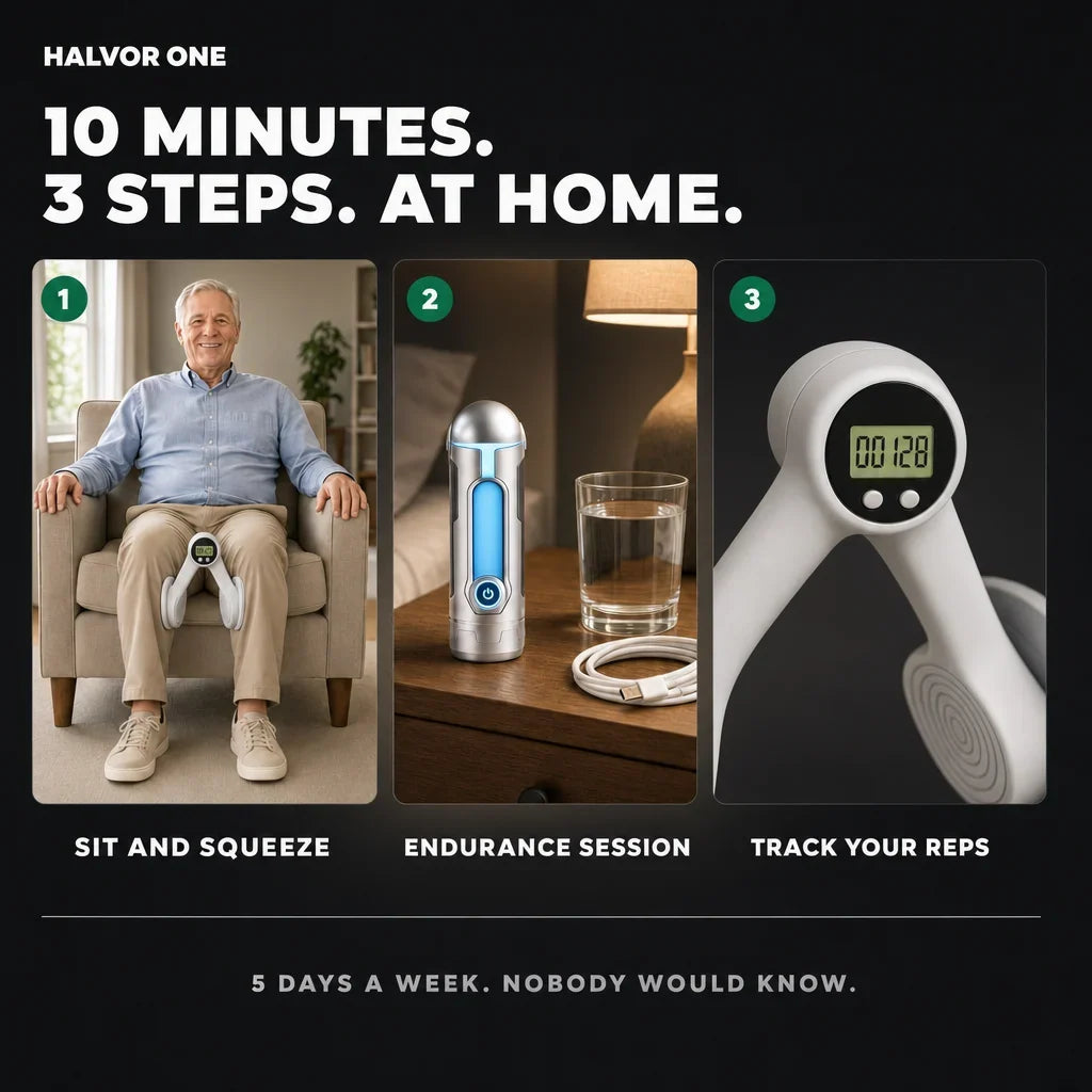 How to use Halvor One in 3 steps, 10 minutes a day