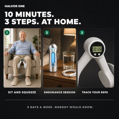 How to use Halvor One in 3 steps, 10 minutes a day