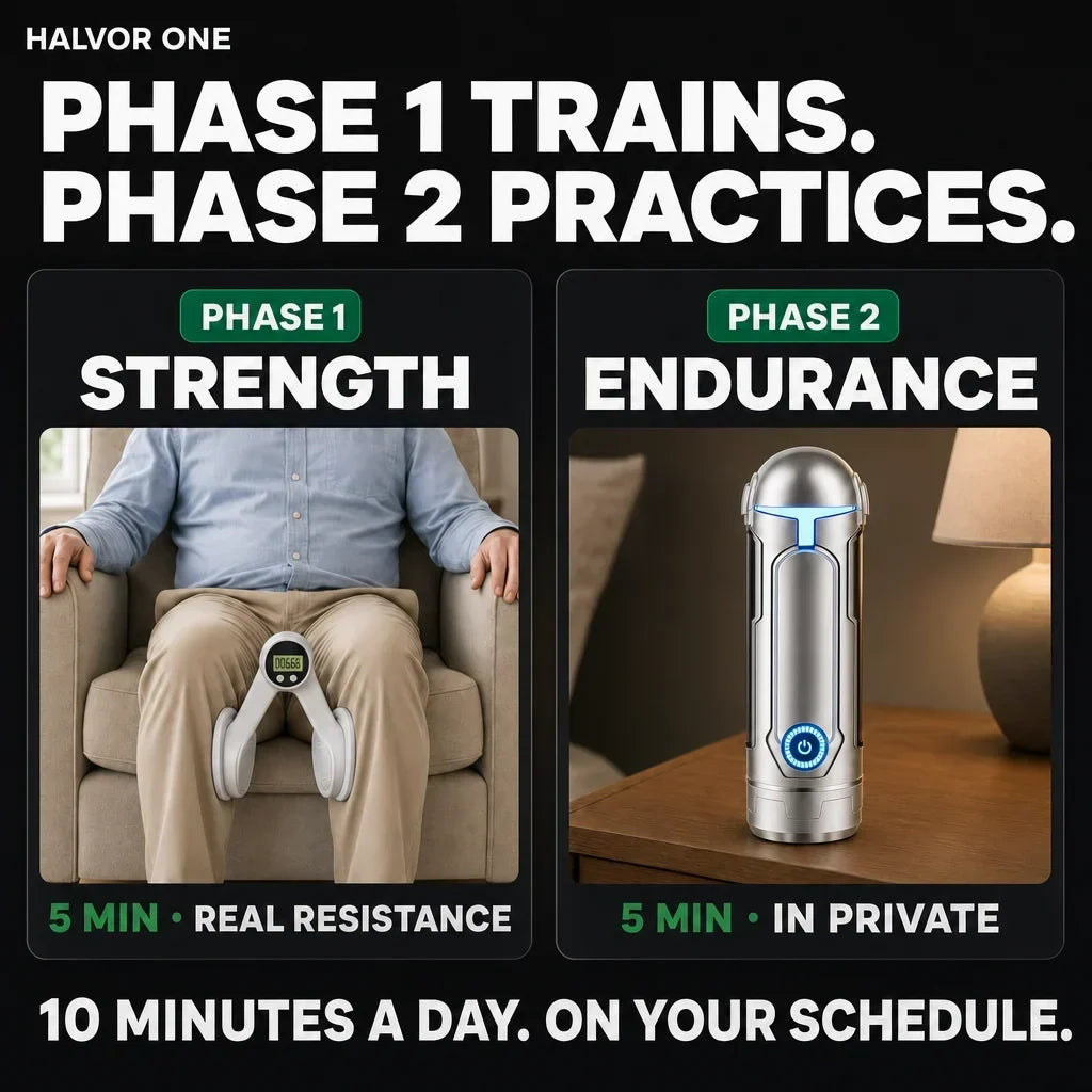 Phase 1 trains. Phase 2 practices. 10 minutes a day.