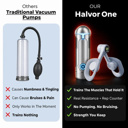 Traditional vacuum pumps vs Halvor One