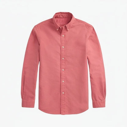 Slim Fit Garment-Dyed Oxford Shirt