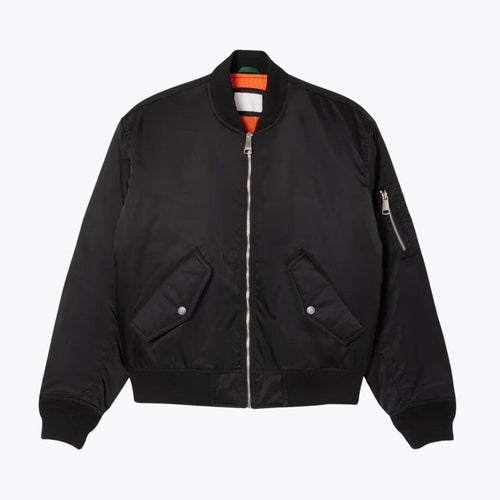Water-Repellent Padded Bomber Jacket