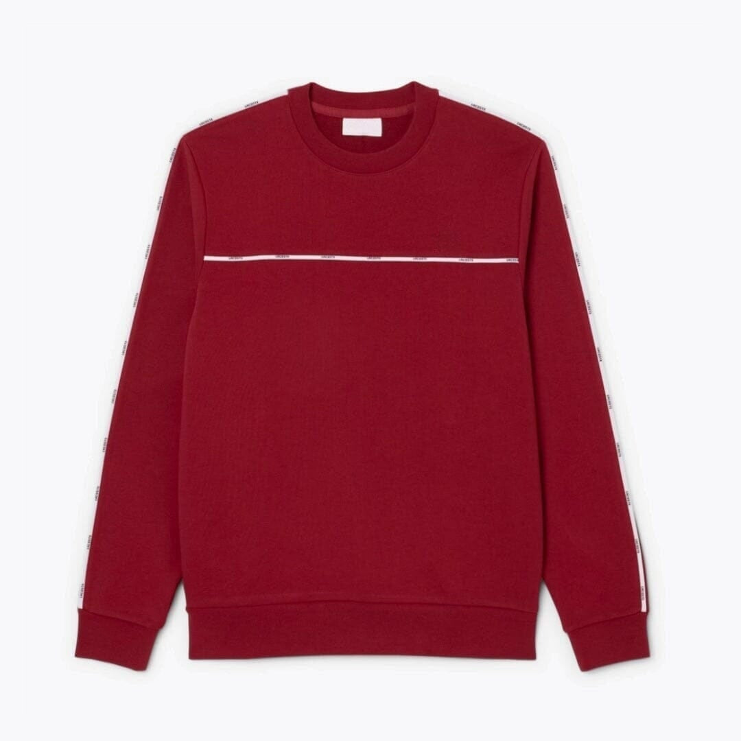 Logo Trim Fleece Sweatshirt