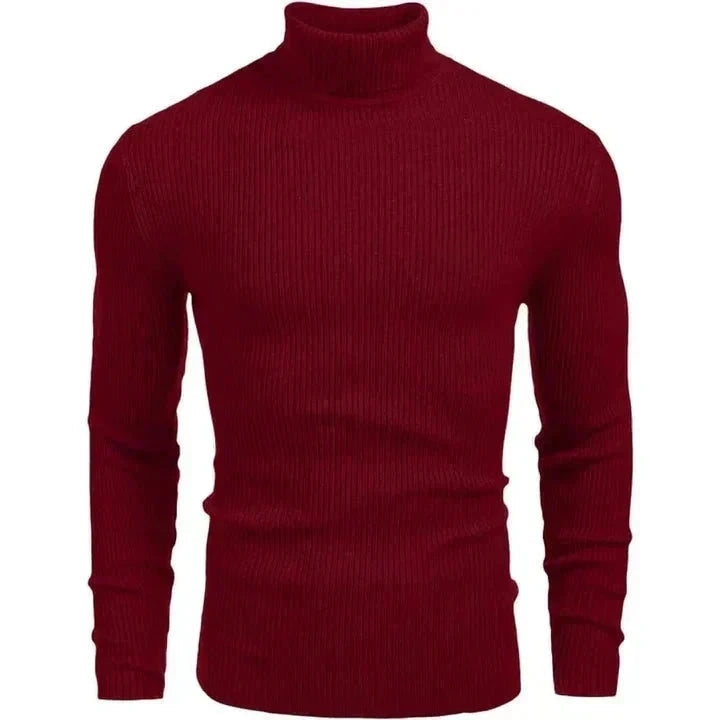 Turtleneck Classic Knit Sweater