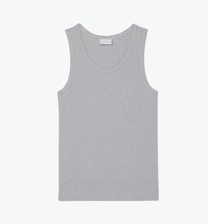 Slim Fit Ribbed Cotton Tank Top