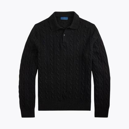 Wool–Cashmere Cable-Knit Jumper