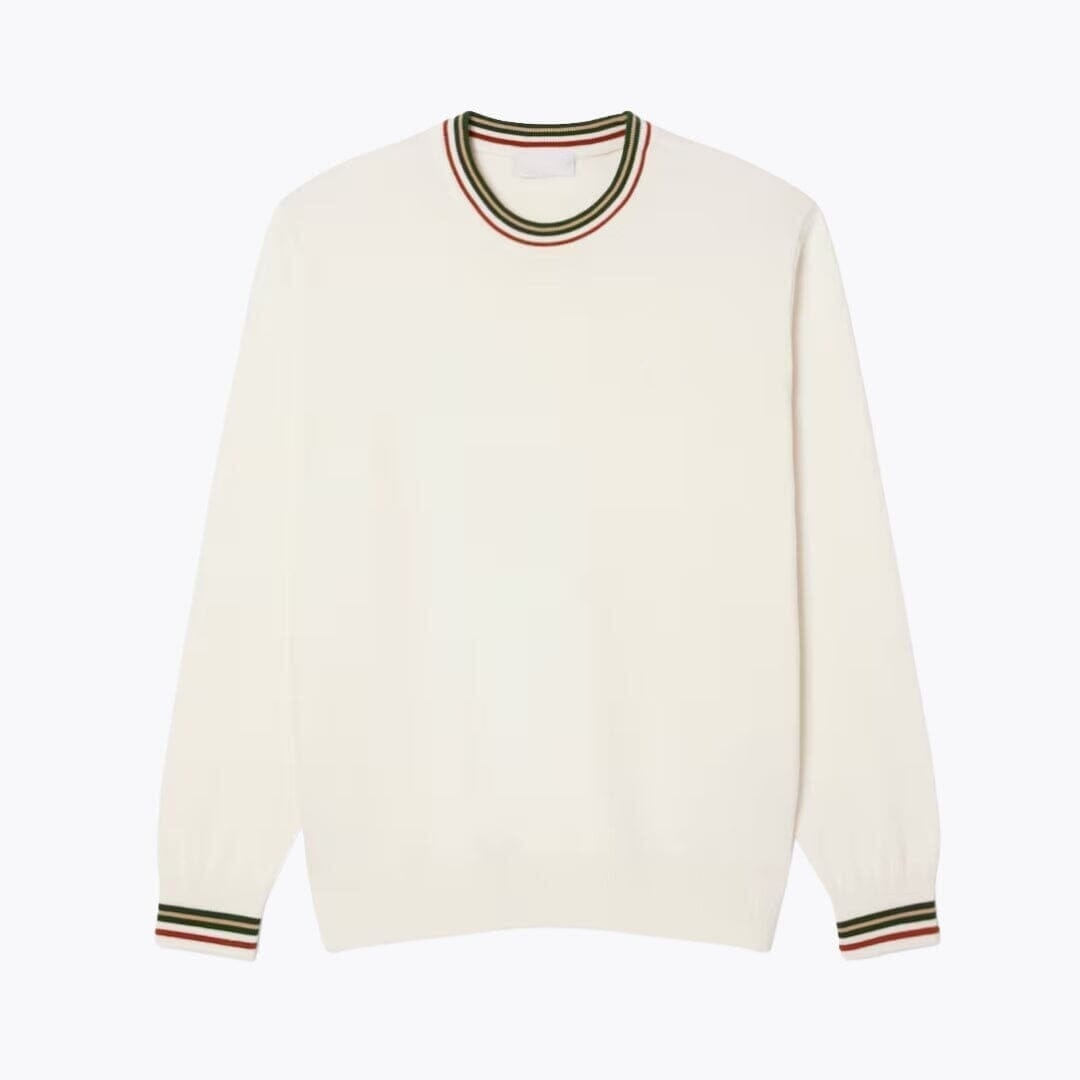Striped Cotton Jersey Sweater