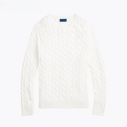 Cable-Knit Cotton Jumper