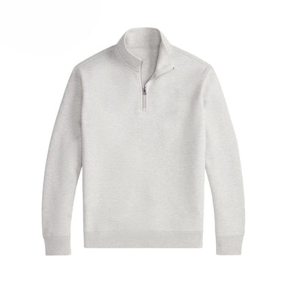 Double-Knit Mockneck Pullover
