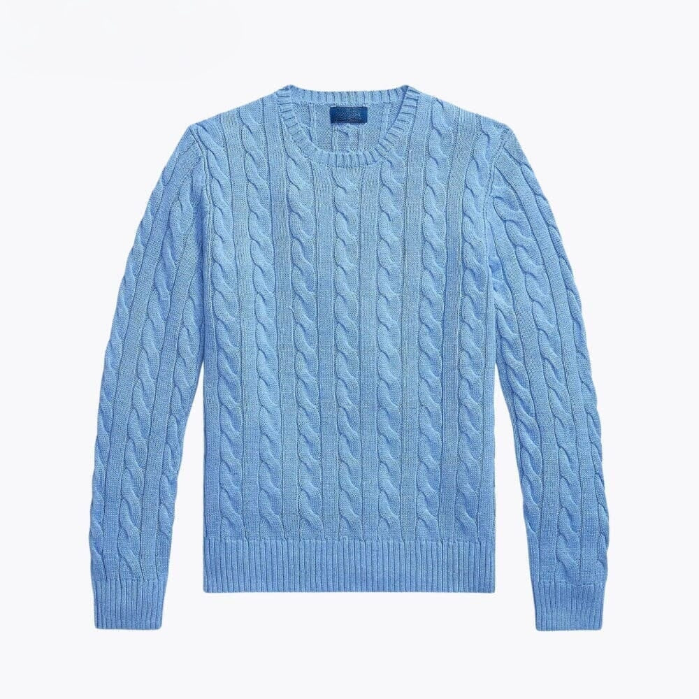 Cable-Knit Cotton Jumper