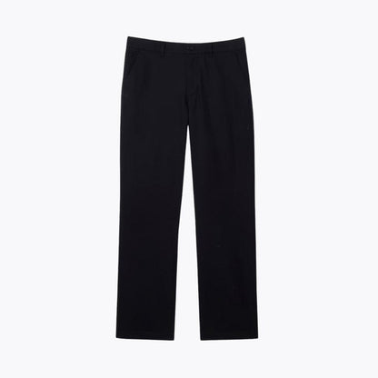 Straight Fit Cotton Twill Pants