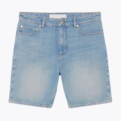 Straight Fit Denim Bermuda Shorts