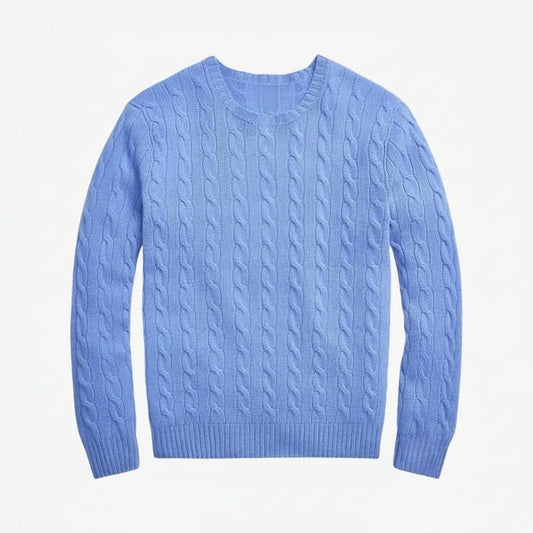 Cable-Knit Wool-Cashmere Jumper