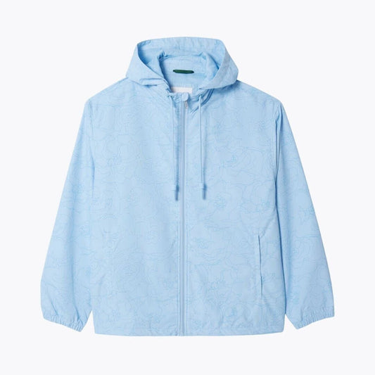Flower Print Windbreaker