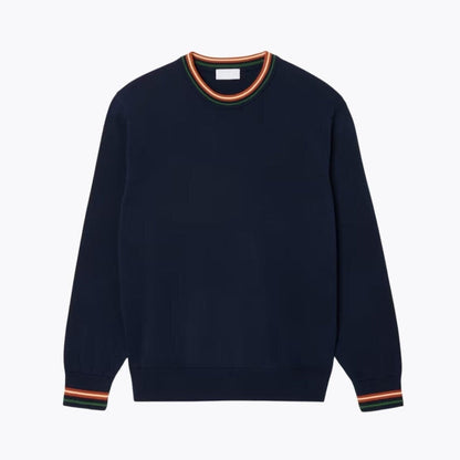 Striped Cotton Jersey Sweater